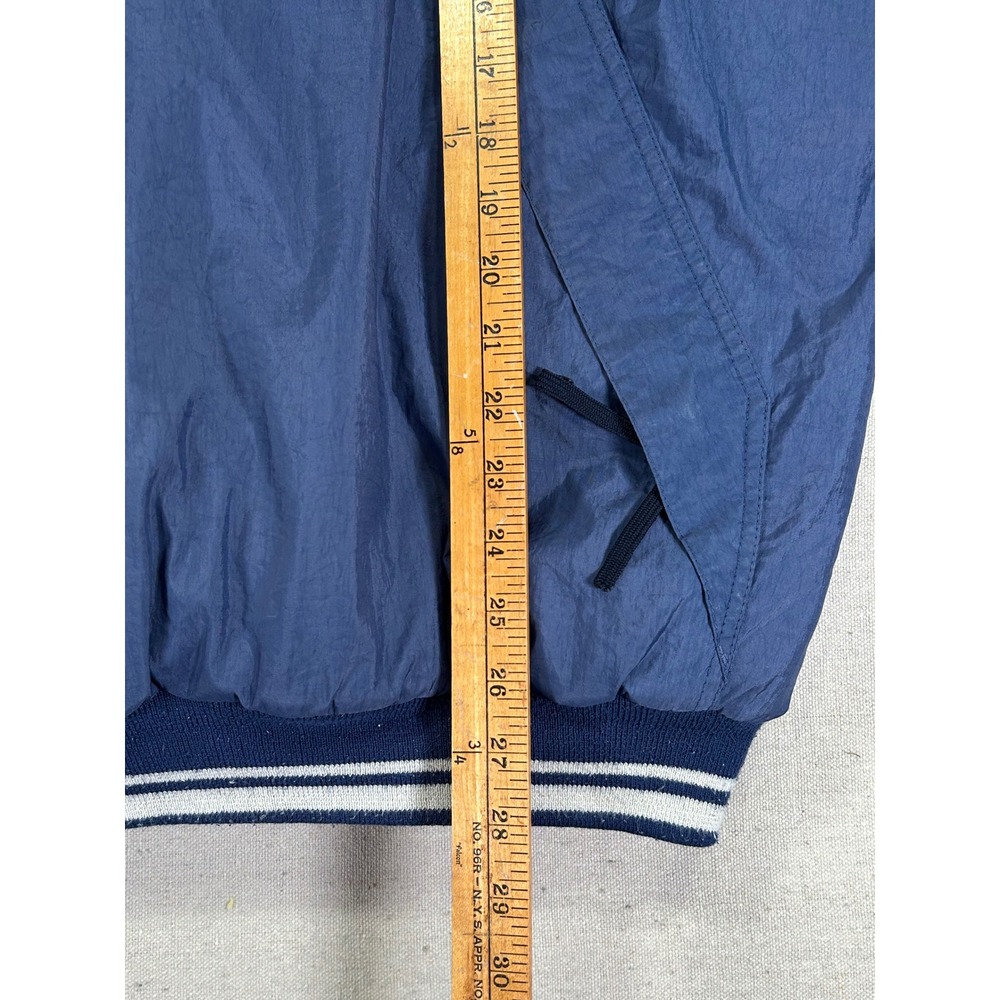 Vintage Nike Men's Medium 1/2 Zip Puffer Jacket‎ SWOOSH Embroidered Game Day - Picture 3 of 6